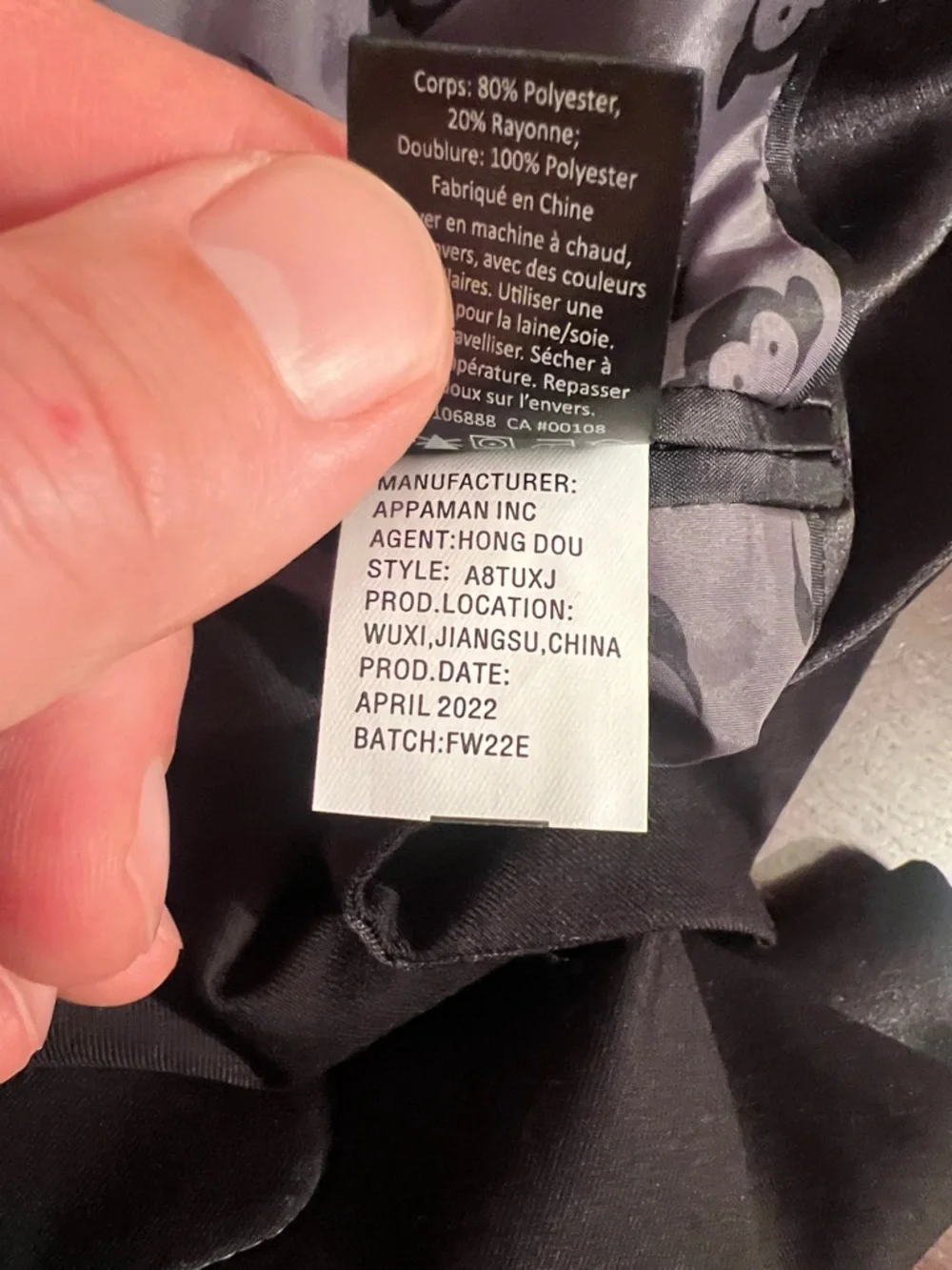 Appaman Boy’s Wool Tuxedo Blazer Jacket in Black, Kid’s size 8
